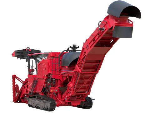 Sugar Cane Harvester 3D Model