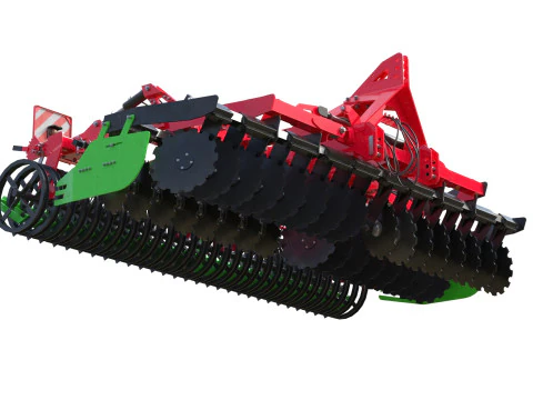 Прицепная дисковая борона 3D Модель