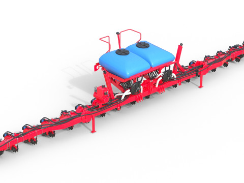 トレーラーシードドリル 3Dモデル