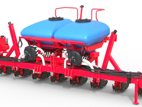 トレーラーシードドリル 3Dモデル