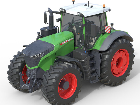 Fendt 1050 Vario Tractor 3D Model