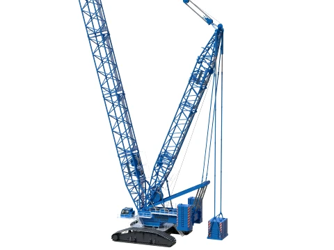 Blue Liebherr LR11000 3D Model
