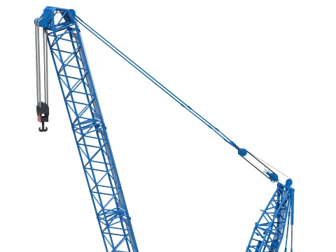 Blue Liebherr LR11000 3D Model