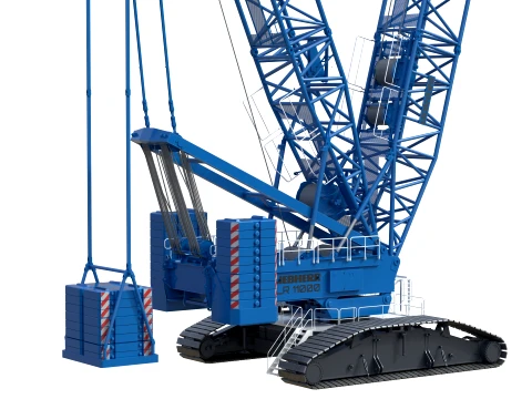 Blue Liebherr LR11000 3D Model