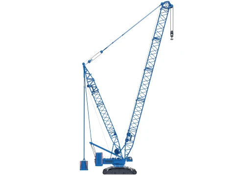 Blue Liebherr LR11000 3D Model