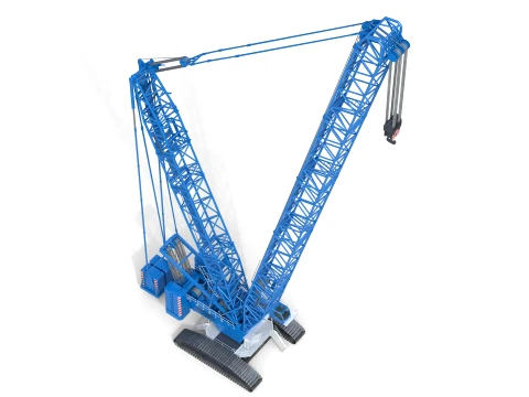 Blue Liebherr LR11000 3D Model