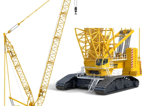 Gele Liebherr LR11000 3D Model