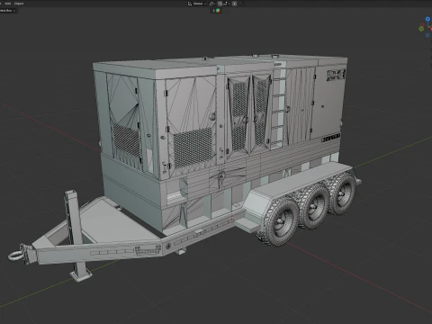 JCB Generator G625RS 3D Model