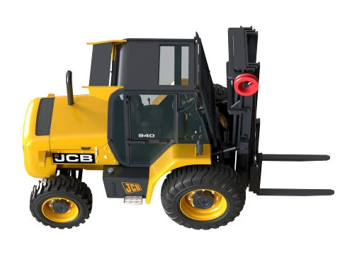 JCB Rough Terrain Forklift 940 3D Model