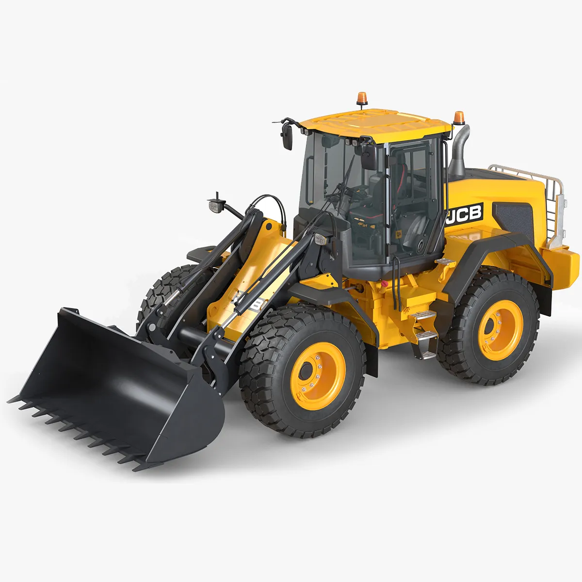 JCB Wheel Loader 457 3D Model .c4d .max .obj .3ds .fbx .stl .blend
