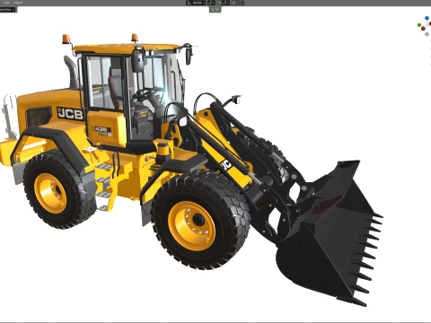 JCB Wheel Loader 457 3D Model