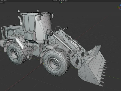 JCB Wheel Loader 457 3D Model