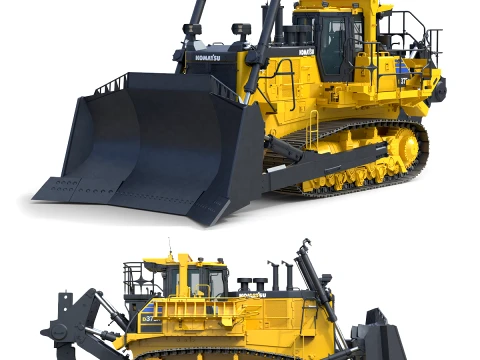 Komatsu D375A 3D Model