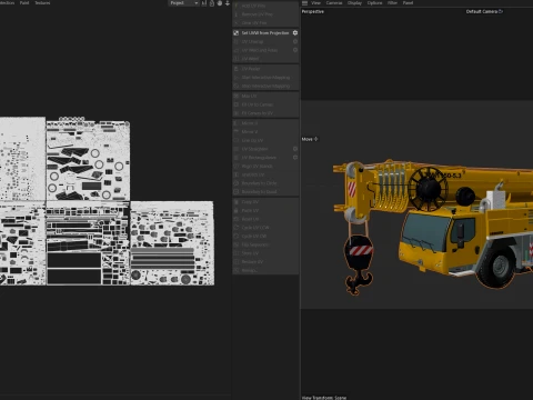 Liebherr LTM Mobile Crane 1150 51 3D Model