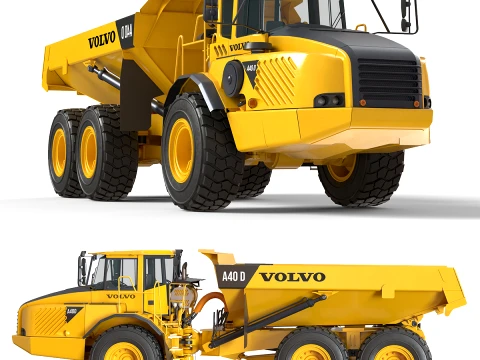 Volvo knikdumper A40D 3D Model