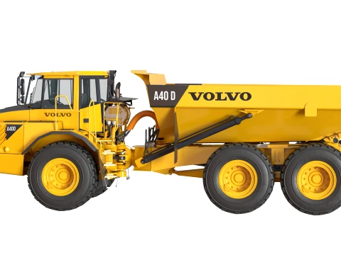 Volvo Articulated Hauler A40D 3D Model