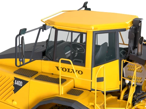 Volvo Articulated Hauler A40D 3D Model