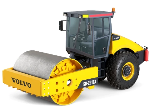 Volvo Grondverdichter SD251DX 3D Model