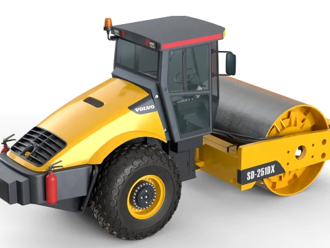 Volvo Soil Compactor SD251DX 3D Model