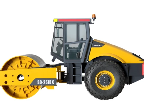 Volvo Soil Compactor SD251DX 3D Model