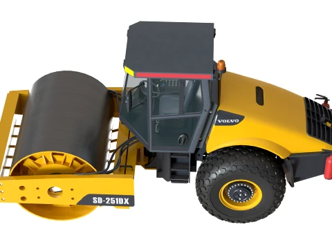 Volvo Soil Compactor SD251DX 3D Model