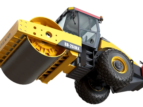 Volvo Soil Compactor SD251DX 3D Model