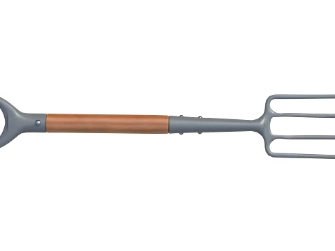 Border Garden Fork Tool 3D Model