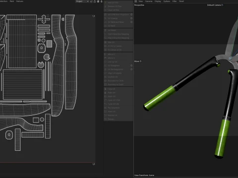 Ignorar tesouras de poda Modelo 3D