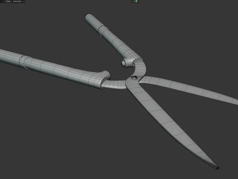 Ignorar tesouras de poda Modelo 3D