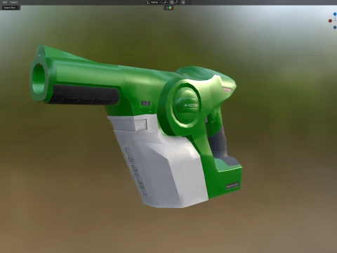 Pulverizador Eletrost&aacute;tico Modelo 3D