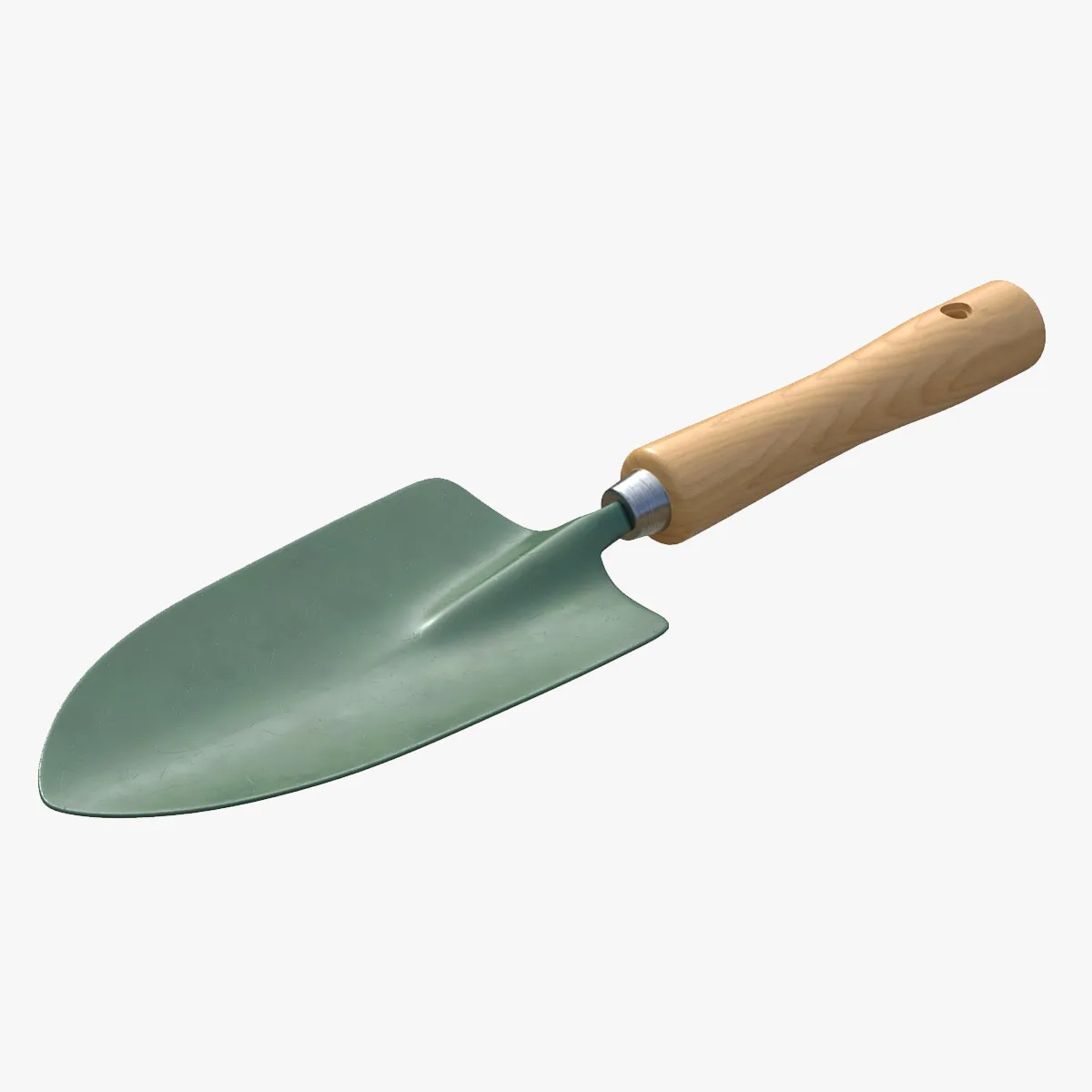 Garden Hand Spade 3D Model .c4d .max .obj .3ds .fbx .stl .blend 