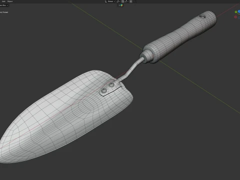 Garden Hand Trowel 3D Model