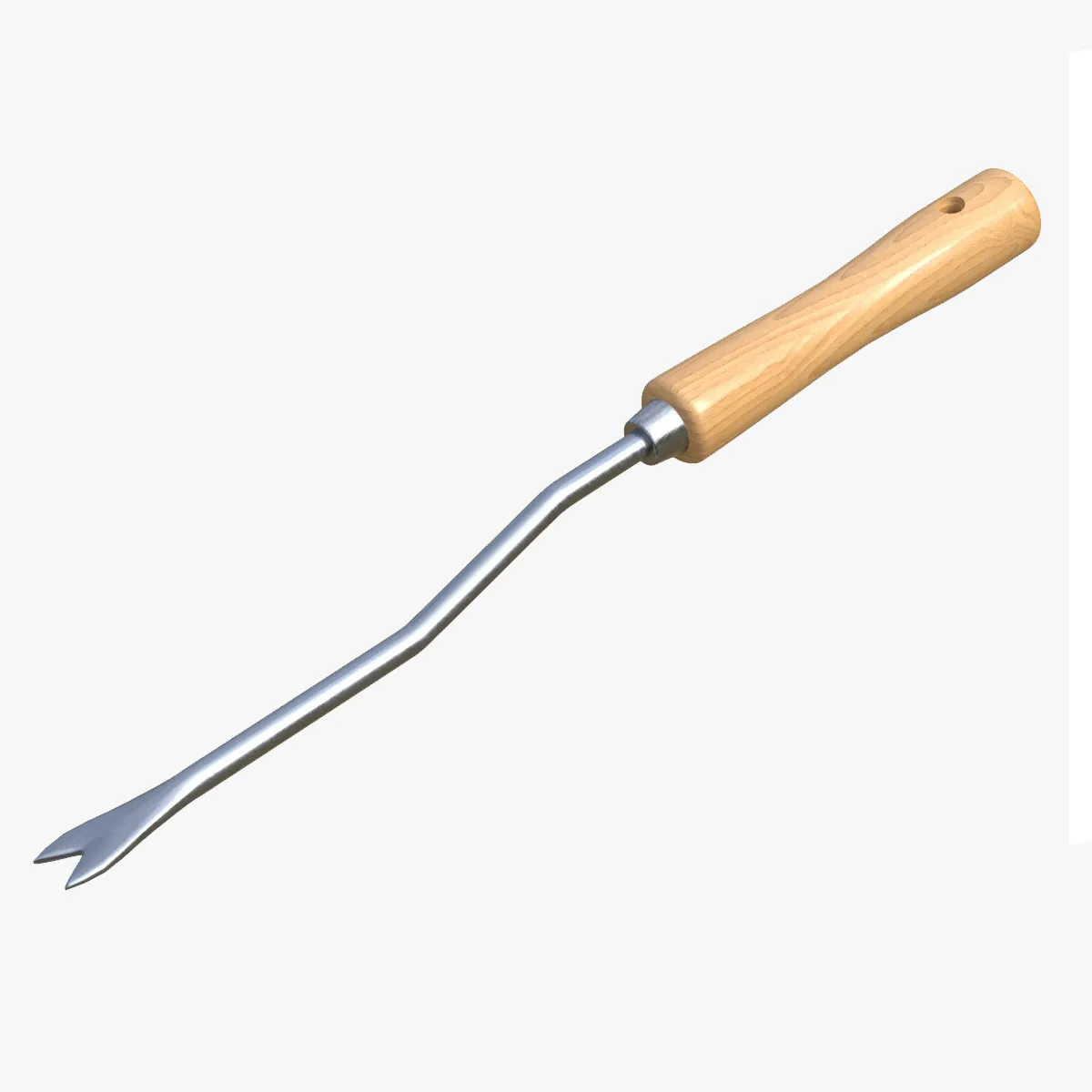 Garden Hand Weeder 3D Model .c4d .max .obj .3ds .fbx .stl .blend 