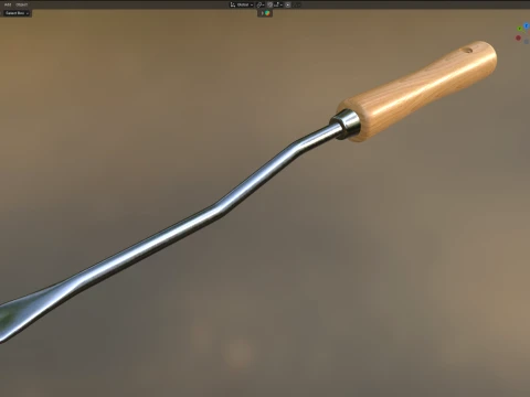 Garden Hand Weeder 3D Model