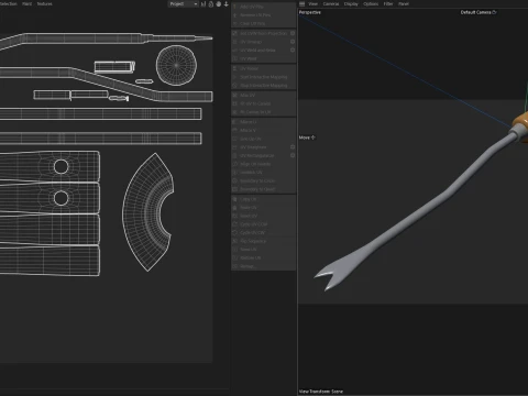 Garden Hand Weeder 3D Model