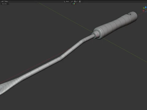 Garden Hand Weeder 3D Model