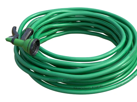 Garden Hose and Trigger Nozzle 3D Model