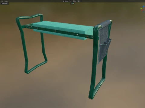 Garden Kneeler 3D Model
