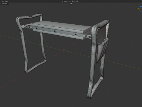 Garden Kneeler 3D Model