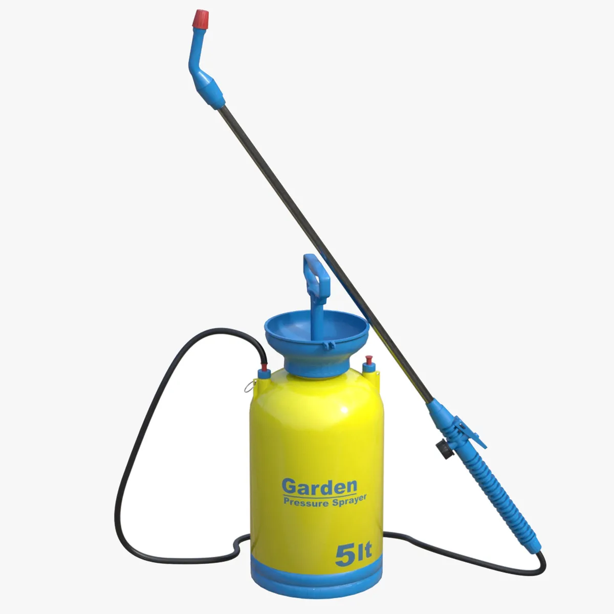 Garden Sprayer 3D Model .c4d .max .obj .3ds .fbx .stl .blend 