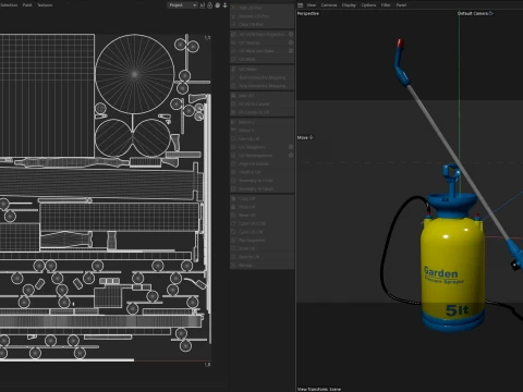 Garden Sprayer 3D Model