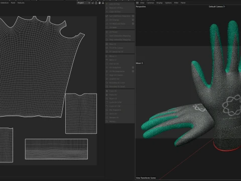 Gardening Gloves 3D Model