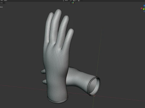 Gardening Gloves 3D Model