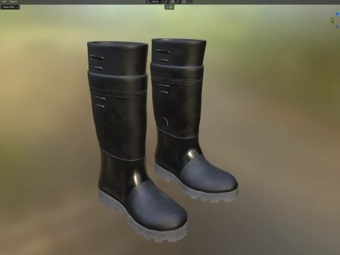 Gumboots 3D Model