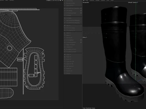 Gumboots 3D Model