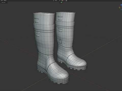 Gumboots 3D Model