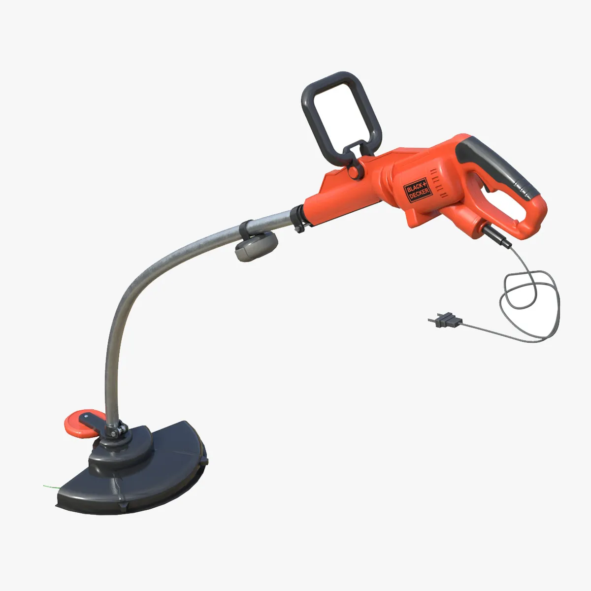 Lawn Trimmer Black Decker 3D Model .c4d .max .obj .3ds .fbx .stl .blend