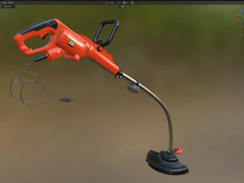 Lawn Trimmer Black Decker 3D Model