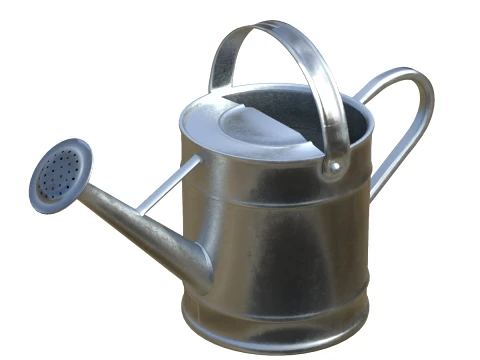 Metal Watering Can 3D Model