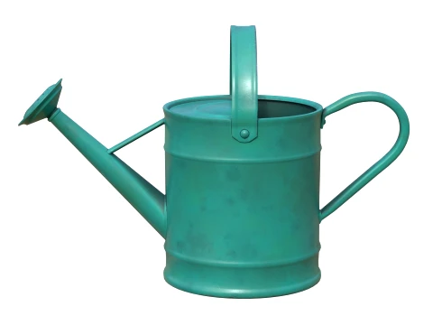 Metal Watering Can Painted 3D Model